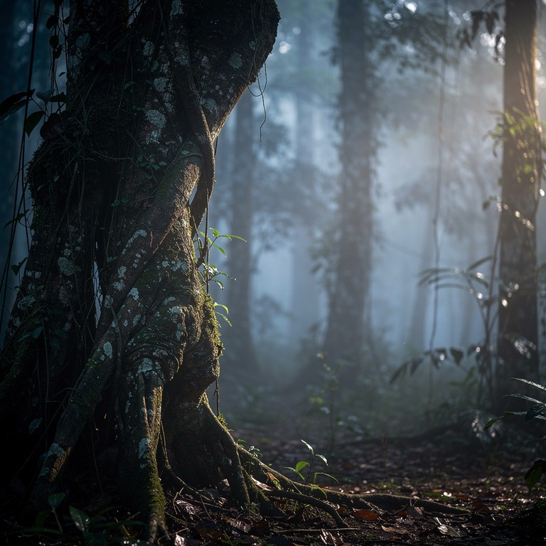 A detailed, close-up photograph of the intricate textures an... | ShopAyahuascaRetreats
