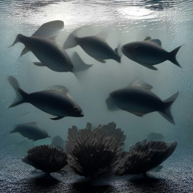 School of small fish in shallow turquoise water | ShopAyahuascaRetreats