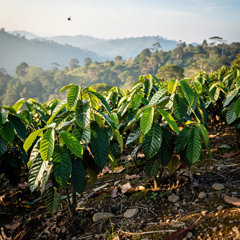 Coca plant leaves in bright morning sunshine, sharp green de... | ShopAyahuascaRetreats