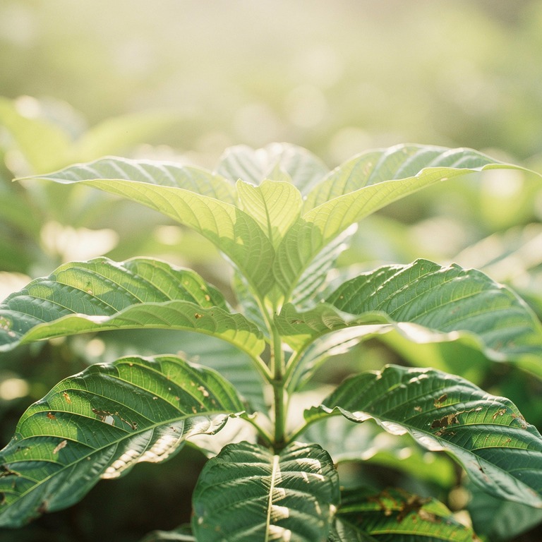 Coca plant leaves in bright morning sunshine, sharp green de... | ShopAyahuascaRetreats
