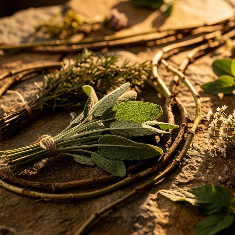 A still life of various medicinal plants, including ayahuasc... | ShopAyahuascaRetreats