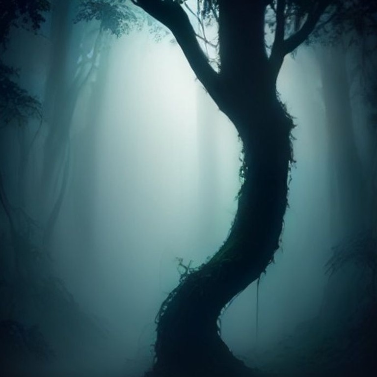 Ayahuasca vine wrapped around an old tree trunk, rainforest ... | ShopAyahuascaRetreats