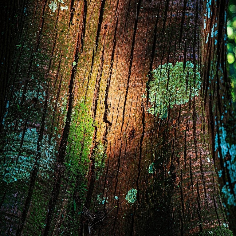 Bark texture of a giant tropical hardwood, deep grooves and ... | ShopAyahuascaRetreats