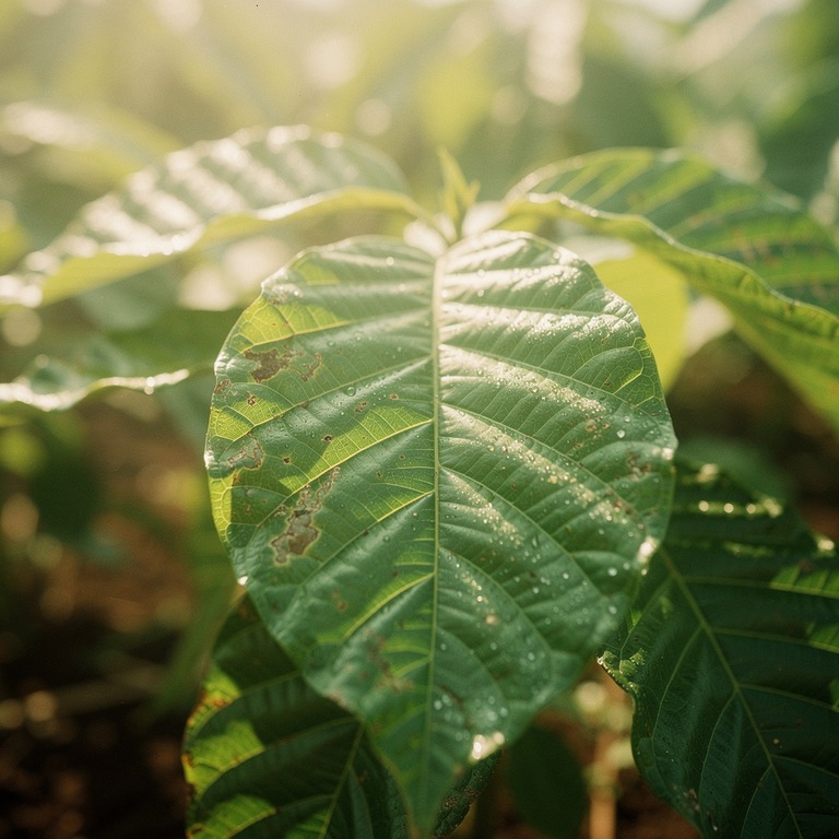Coca plant leaves in bright morning sunshine, sharp green de... | ShopAyahuascaRetreats
