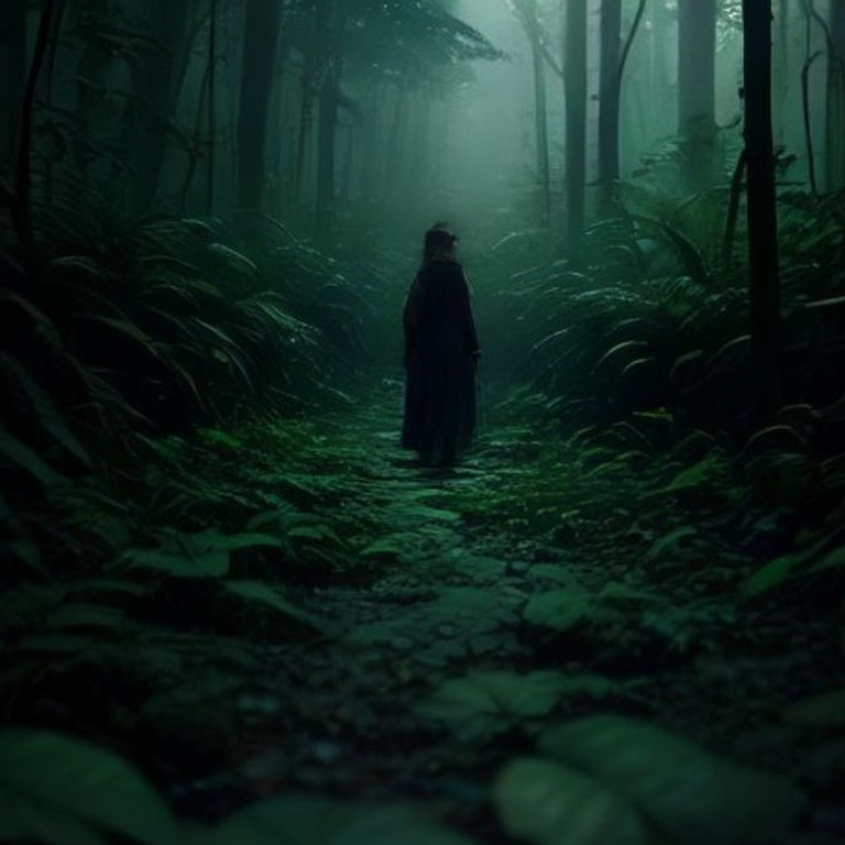 Jungle clearing after heavy rain, steam rising from leaf lit... | ShopAyahuascaRetreats