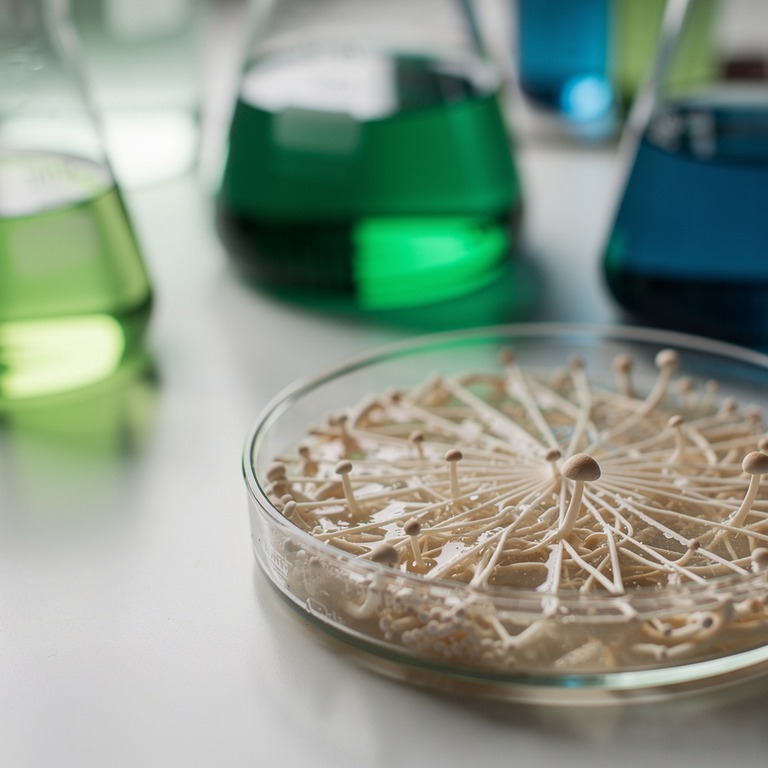 A petri dish containing a mycelium culture of psilocybin mus... | ShopAyahuascaRetreats