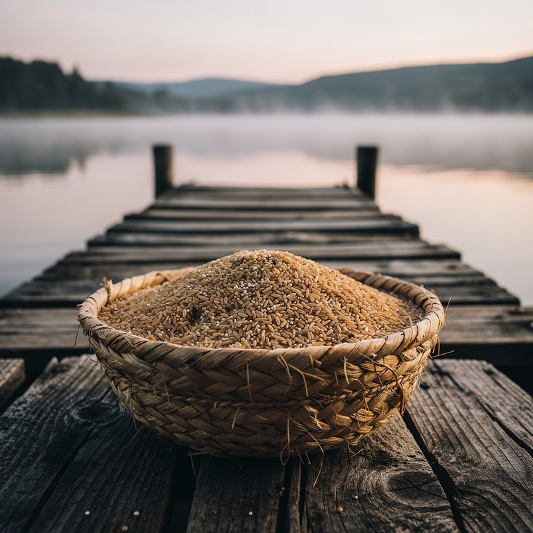 A still life of whole grains, such as brown rice and quinoa,... | ShopAyahuascaRetreats