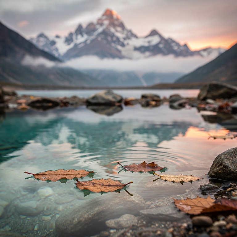 A tranquil, turquoise pool of water reflects the majestic, s... | ShopAyahuascaRetreats