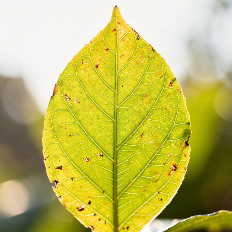 Veins of a single backlit leaf, almost translucent | ShopAyahuascaRetreats